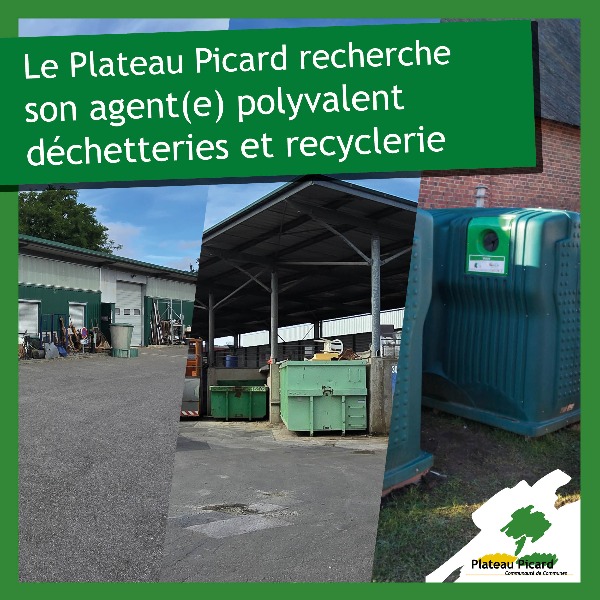 Recrutement agent de dechetterie et recyclerie 20260122