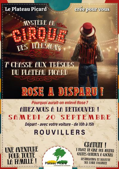 Affiche Chasse tresors 2025