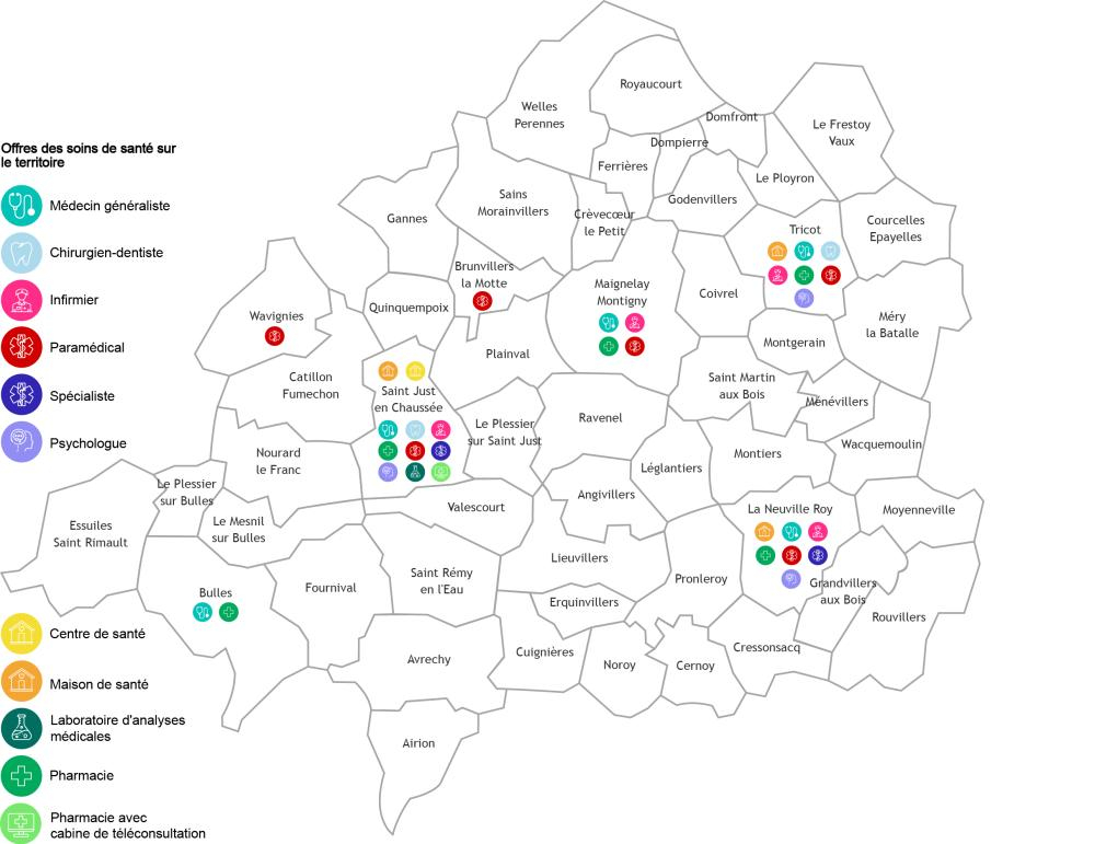 Carte offres de soins XS